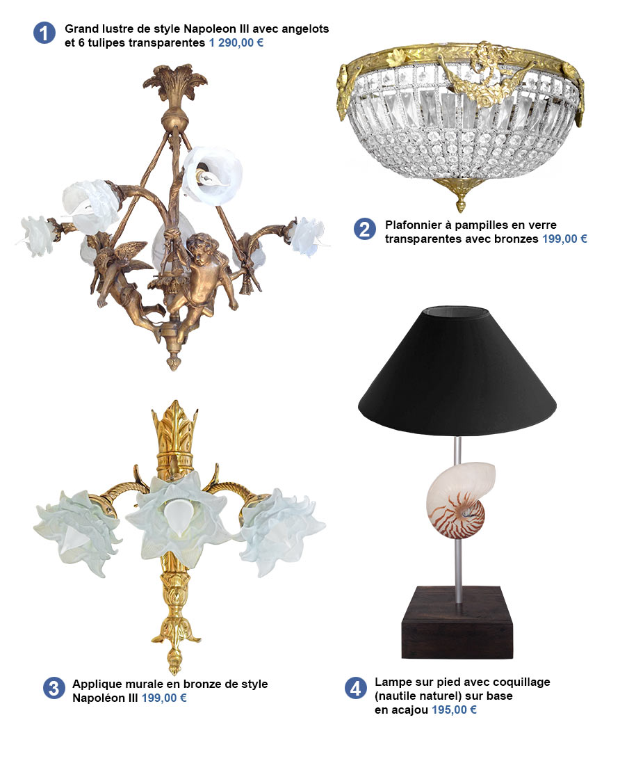 planche produit "illuminez votre maison"